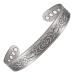 Copper Bracelets for Women Men 6.7inch Pure Copper Vintage Silver Adjustable Bracelet with Magnets Mother's Day Jewelry Gifts