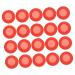 ULTECHNOVO 20pcs Case Covers Accessory Cover Silicone Covers Red Component Replace 4.5X4.5X0.2CM Red