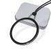 Luff Necklace Reading Glasses Fashion HD Portable Reader Glasses Hanging Neck Type Anti-Wost Handheld Reading Glasses for Men and Women +2.5 Black