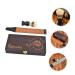 Buy Minkissy Razor Plane Case Set - Wood String Leather Brush & Travel Storage for Classic Grooming - International Shipping Available - Buy Online on GoSupps.com