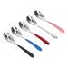 5 Piece Coffee Spoons No Bending Rust Resistant Corrosion Resistant Easy Clean Elegant Look Dinner Spoon Set for Home Kitchen Restaurant