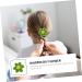 NUOBESTY 20 Pcs Diy Accessories Hair Clip Tiara Hair Pin Knitted Flowers Diy Brooch Flower To Weave Headband - Buy Online on GoSupps.com