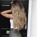 Buy MARBER 28 Inch Long Blonde Wig with Dark Roots | Curly Synthetic Wig for Women - Elevate Your Style! - Buy Online on GoSupps.com