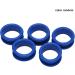 50 Pieces of Silicone Finger Rings for Any Scissors Insert Hair Cutting Styling Tools Accessories Mixing Colors - Buy Online on GoSupps.com