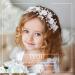 IYOU Flower Girl Headbands White Floral Holy Communion Headpiece Crystal Leafs Princess Wedding Hair Accessories for Girls - Buy Online on GoSupps.com
