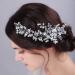 JWICOS Bride Wedding Hair Vine Pearl Crystal Headband for Women & Girls - Light Purple Bridal Hair Piece & Accessories - Buy Online on GoSupps.com