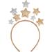 JNAWA 2 Pieces Christmas Glitter Star Headband Shiny Pentagram Headband Princess Glitter Band Hair Accessories for Women and Girls Christmas Cosplay Party - Buy Online on GoSupps.com