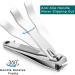 Maxylon Care Stainless Steel Nail Clippers for Thick Nails - Professional Heavy Duty Toenail Cutter for Men and Women - Buy Online on GoSupps.com