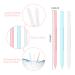 3 Pcs Glass Cuticle Pusher Nail File Set - Double Sided Crystal Glass with Grit - Cuticle Care Tool for Women Girls in Nail Salons and Homes (Pink Blue Transparent) - Buy Online on GoSupps.com