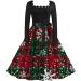 Hanxiulin Christmas Dress for Women | Retro Classy Hoodie Sweatshirt Jumper - Autumn Winter Casual Style - Buy Online on GoSupps.com