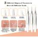 Xesscare 16-Piece Pimple Popper Tool Kit | Blackhead & Acne Removal Set with Metal Case | Professional Whitehead Tweezers | Facial Nose & Forehead Extraction Tools (Silver-1) - Buy Online on GoSupps.com