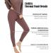 TAMEYA Women's Ultra Soft Thermal Underwear 2 Set with Fleece Lining - Coffee, Small - Buy Online on GoSupps.com
