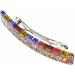 GlassOfVenice Murano Glass Color Splash Millefiori Hair Clip - Buy Online on GoSupps.com