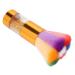 Fashionable Rhinestones Inlaid Makeup Brush Loose Powder Foundation Brush Nail Art Dust Remover for Home and Powder Room (Gold)