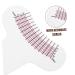 30 Pcs Paper Eyelash Measuring Rulers - Precision Lash Curling Degree & Length Tool - Assorted Colors - Perfect for Eyelash Extensions - Buy Online on GoSupps.com