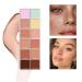 Roseflower 12 Colors Foundation Concealer Palette + 11 Makeup Brushes - Professional Highlight & Contour Kit for All Skin Tones - Buy Online on GoSupps.com