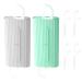 2 boxes portable dental box 85 x 42mm refillable holder boxes with 10 dental floss pleils dental floss storage box disposable tooth silk hygiene per dental flow for meetings travel for home
