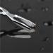 Silver Stainless Steel Eyebrow Scissors Tweezers Elbow Pliers Clip Scissors Flat Tip Tweezers Hair Plucker Hair Removal Tweezers Shave and Hair Removal Tweezers Women's - Buy Online on GoSupps.com