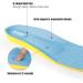 Vquand Memory Foam Plantar Fasciitis Insoles - Shock Absorbing Orthotic Shoe Inserts for Men & Women - Relief for Foot Pain, Metatarsalgia, Flat Feet - Blue - Size M (Men 6-9/Women 7-11) - Buy Online on GoSupps.com