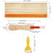 Worown 6 Piece Screen Printing Squeegee Set - 3 Wooden Scrapers & 3 Plastic Scrapers - 6 Sizes, 75 Durometer - Ideal for Screen Printing Projects - Buy Online on GoSupps.com