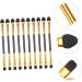OHPHCALL 20pcs Double Ended Eyeshadow Brush Practical Makeup Brush Professional Makeup Brush Beauty Supply Dual Sided Eyeshadow Double-headed Eyeshadow Brush Eye Shadow Brush for Makeup - Buy Online on GoSupps.com