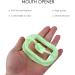 Silicone Soft Intraoral Lip Cheek Orthodontic Tooth Expander - 1pc Green | Buy Now for International Shipping - Buy Online on GoSupps.com