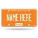 NCAA Rico Industries Tennessee Volunteers Personalized Metal Auto Tag Personalized Metal Auto Tag 8.5" x 11" - Great for Truck/Car/SUV