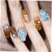 Onsinic Clear Silicone Nail Stamp Set | Transparent Body Jelly Nail Art Tools | DIY Nail Template & Scraper for Perfect Designs - Buy Online on GoSupps.com