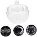 OUNONA Glass Jar Nail Dish with Lid Nail Art Liquid Holder Nail Cups with Lids Dappen Dish Nail Art Accessories Manicure Nail Dish Cup Nail Accessories Nail Powder Wedding Glass - Buy Online on GoSupps.com