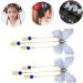FOMIYES 5 Pairs Hanfu Butterfly Headdress Hanfu Hair Clip Metal Side Hair Barrette Fabric Hairpin Tassel Hair Clips Jeweled Hair Clips Chinese Hair Clips Chinese Style Child China Alloy - Buy Online on GoSupps.com