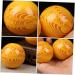 Inoomp 6 STK Health Balls - Seemweide Muscle Relaxation Chinese Baoding Balls | Natural Resin Massage Bath Balls | 5x5cm | Yellow | International Shipping - Buy Online on GoSupps.com