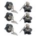 6 pieces of the socket lock lockable socket socket protection Prevent current theft for Prevent Children and Pets from Getting Electrocuted and Save Electricity Bills.