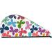 Colorful Butterflies Microfiber Hair Towel | Soft Super Absorbent Coral Velvet Wrap for Long Curly & Thick Hair - Quick Dry Hair Cap for Women - Buy Online on GoSupps.com