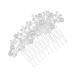 minkissy Bridal Hair Clip Womens Barrettes for Hair Women's Hair Accessories Pearl Hair Barrettes Women Hair Accessories Pearl Hair Pin Bride Hair Clip Women Hair Comb Miss Makeup Crown