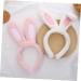 MAGICLULU Headband Animal Decor Stuffed Bunnies Easter Bunny Ears Dress for Girl Stuffed Bunny for Hair Bands Tiara Girl Hair Accessory White Decorations Women's Plush Rabbit Ears 28X13CM White - Buy Online on GoSupps.com
