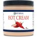 Organic Hot Cream 8oz: Cellulite & Muscle Rub, Pain Relief & Weight Loss, Skin Firming Body Wrap - Doctor Formulated Professional Grade - Buy Online on GoSupps.com