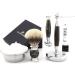 Jag Shaving Razor Set - 3-Part Lee Range with Silberspitz Dachshaar Brush Double Edge Blades & Stand | Premium International Shipping - Buy Online on GoSupps.com