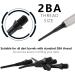 Tian Ma 2BA Thread Plastic Tip Dart Points - Black 200 Pack | Soft Dart Tips Replacement & Accessories - Buy Online on GoSupps.com