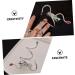 FOMIYES Snake Hairpin Hair Clips Ponytail Holder Clip Teeth Claw Clip Hair Accessories for Women Claw Ponytail Holder Ponytail Hair Clip Tiaras for Women Miss Temperament Metal Claw Needle - Buy Online on GoSupps.com