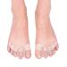 Gel Toe Separators Rubber Toe Stretchers Hammer Toe Spacer for Hallux Valgus Aid Splint Bunion Pain Relief Tired Achy Feet for Women and Men Wear in Shoes Resting at Home Sleeping