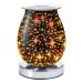 Yule Essential Oil Diffuser 3D Glass Star Electric Wax Melter Night Light Decorative Aroma Lamp with Touch Control for Bedroom Office(US Plug) Fragrance Diffuser US Plug Assorted Color