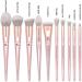 10 different brush head shapes suitable for free powder blush face foundation glare smudging eyeshadow etc. face makeup! Very fine synthetic fiber hair! Lightweight and comfortable professional. - Buy Online on GoSupps.com