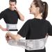 Back Brace for Lower Back Pain Relief for Women and Men Adjustable Lumbar Support Belt for Herniated Disc Sciatica Scoliosis Breathable Lightweight and Stylish Silver-grey (X-Large)