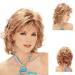 Shop Fleurapance Women's Supernatural Light Gold Curly Bob Wigs Heat-Resistant Shoulder-Length & Realistic Style - Buy Online on GoSupps.com