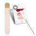 Penugo Picasso Makeup Spatula and Palette Set  Korean Makeup Spatula with Leather Cover  Stainless Steel Makeup Palette with Scraper Tool  Metal Foundation Palette for Cosmetic Pigment Blending(SS) PSS