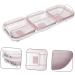 PRETYZOOM Serving Tray 1 Set Dried Fruit Storage Box Condiment Dipping Sauce Bowl Make Tea 37.5x12.4cm Dark Red - Buy Online on GoSupps.com