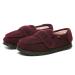ZJING Women's Warm Wide Diabetic Shoes Adjustable Closures Walking Slippers for Arthritis Edema Swollen Feet Middle-Aged Elderly Women 8.5 Red Plus Velvet