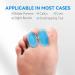 Sumifun 16 Pack Gel Toe Separator Bunion Corrector for Overlapping Toes - Small & Large Blue Sizes Included - Buy Online on GoSupps.com