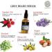 Beard Grey Serum Oil (25 ml) - Helps to restore dark color Non-Sticky with Almond Oil Amla - Buy Online on GoSupps.com