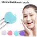 POPETPOP Silicone Face Cleansing Brush Heart Shaped Face Brush Handheld Facial Cleansing Brush Double Side Face Brush Silicone Face Scrubber Facial Brush Silica Gel Manual Cleaner 9.8x8.4cm - Buy Online on GoSupps.com